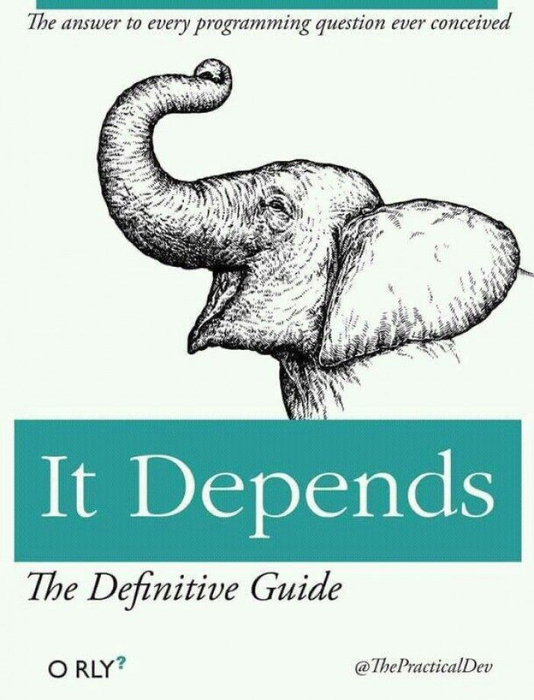 It Depends book